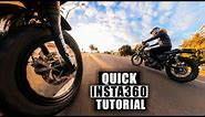 Insta360 Motorcycle Tutorial in 4 minutes