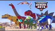 Transformers Rescue Bots Battle - Optimus Prime, Bumble Bee, Heatwave, Chase, Blades and Boulder