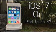 I installed iOS 7 on my iPod touch 4. Here's how