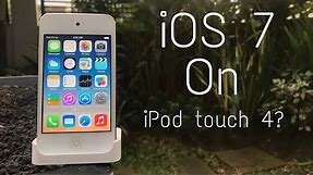 I installed iOS 7 on my iPod touch 4. Here's how