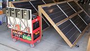 My Portable DIY Home Solar Powered Battery Backup System for in Case the Grid Goes Down...