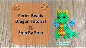 Perler Beads Dragon Tutorial for Kids