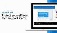 Protect yourself from tech support scams