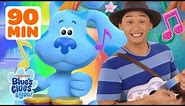 Blue & Josh Skidoo and Sing Songs! 🎵 w/ Rainbow Puppy | 90 Minutes | Blue's Clues & You!