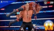 WWE 2K23 - Randy Orton vs. Brock Lesnar - WrestleMania Main Event Match | PS5™ [4K60]