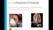 How to Respirator Fit Test 101: Intro to Quantitative Fit Testing Methods