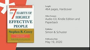 The 7 Habits of Highly Effective People: 30th Anniversary Edition (The Covey Habits Series): Covey, Stephen R., Collins, Jim, Covey, Sean: 9781982137137: Amazon.com: Books