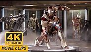 Iron Man Suit Up Scene of Mark 42 - Iron Man 3 (2013) Movie Clip in 4K