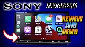 NEW!! SONY XAV-AX3200 Car Stereo Headunit Review & Demo