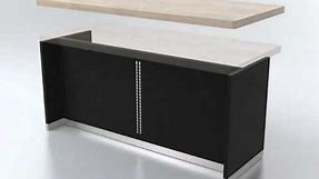 Wooden Display Counter for 3C store