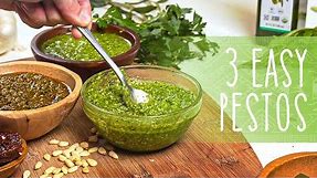 How to Make Pesto | 3 Easy Pesto Recipes