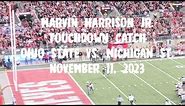 Marvin Harrison Jr. Touchdown Catch. Ohio State Vs. Michigan St. November 11, 2023
