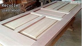 Cara membuat Pintu kayu panel solid dari Kayu bekas