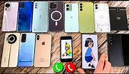 14 phones Incoming Calls Moto, Xiaomi, Realme, iPhone, Z Fold, Samsung, Nokia, BlackBerry, Nothing P