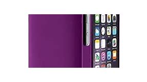 all in case - iPhone 6 Plus/6s Plus Wallet Case - Card Holder - With Mirror and Attachable Strap - Purple