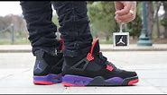 AIR JORDAN 4 "RAPTORS" REVIEW & ON FEET! EARLY LOOK