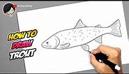 How to draw Trout Fish