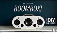 DIY BOOMBOX Build - Contemporary design with WIFI Music STREAMING INTEGRATED AMPLIFIER