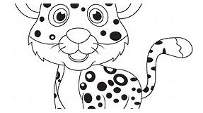 Top 25 Free Printable Leopard Coloring Pages Online