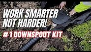 #1 DIY Downspout kit (Kit 10) - Unboxed & Installed