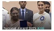 National Award 2023: Kriti Sanon Receives The Best Actress Award For Film 'Mimi'