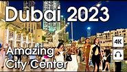 Dubai 🇦🇪 Amazing City Center, Burj Khalifa [ 4K ] Walking Tour Compilation