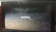 Sony LCD TV KLV-32BX300 Startup