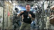 Chris Hadfield and some incredibly floating Canadian space food