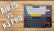 NuPhy Air75 vs Keychron K3 Pro - Best 75% Low Profile Keyboard