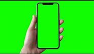 iPhone X Hand Animation Green Screen 4K Download No Copyright