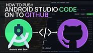 How to Upload or PUSH Android Studio Project on Github 2021 | Android Studio Code to GITHUB