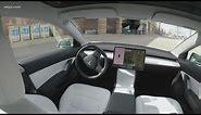 Tesla car drives itself through parking lots with ‘Smart Summon’ feature