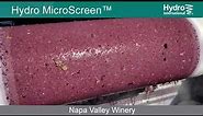 Winery Wastewater Hydro MicroScreen Solution