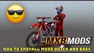 How to install mods in MX Bikes