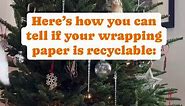 Ridwell - There’s an easy trick to tell if wrapping paper...