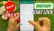 How to Lock and Hide WhatsApp Chats | Lock Individual Chat In WhatsApp | WhatsApp Chat lock (2023)