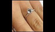 1 carat Round Diamond Engagement ring