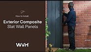Acupanel® | Wood Effect | Exterior Composite Slat Wall Panels Installation Video