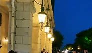 Streets in Corfu Old Town at night - Greece