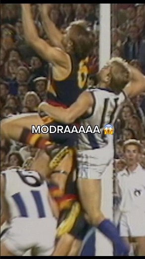On this day in ’93, Tony Modra dropped a legacy game 🔥 Mark of the Year & 10 goals v the Roos.