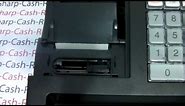 How To Fit Ink Roller How To Change Ink Roller Sharp XE-A107 / XEA107 Cash Register