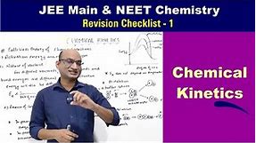 Chemical Kinetics | Revision Checklist 1 for JEE & NEET Chemistry