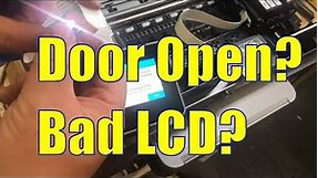 Fix HP Door Open or Bad LCD Touchscreen Panel - OfficeJet Cover Sensor & Replace Display