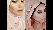 EID Makeup! : Peachy Melon! + Collab With Fatihasworld