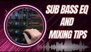 Sub Bass EQ and Mixing Tips, best equalizer settings for bass, sub bass eq | Sub Bass EQ cheat Sheet