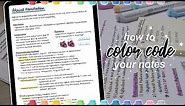 How to color code your notes