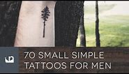 70 Small Simple Tattoos For Men