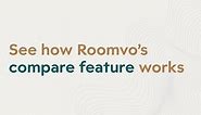 Compare home decor products side by side with Roomvo visualization