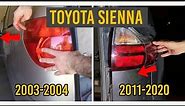 Toyota Sienna Tail Light Replacement (Bulbs or Assembly)