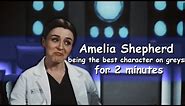 amelia shepherd being the best character on grey's anatomy for 2 minutes straight